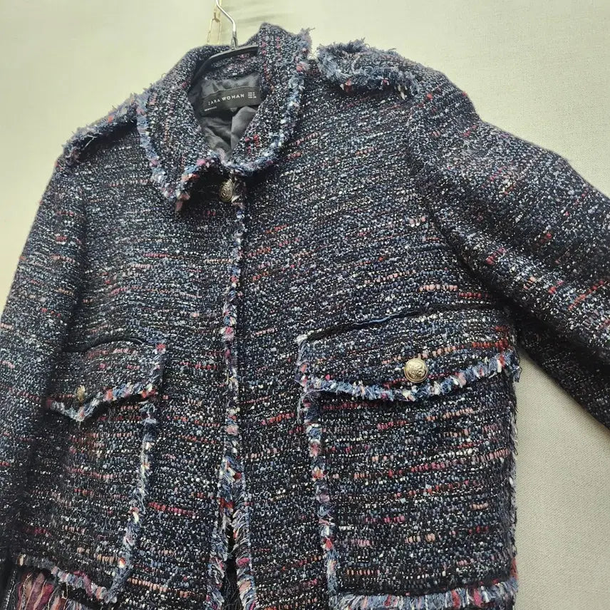 [BUNJANG] ZARA Tweed Jacket M / 자라 ZARA 테슬 트위드 자켓 M(M)