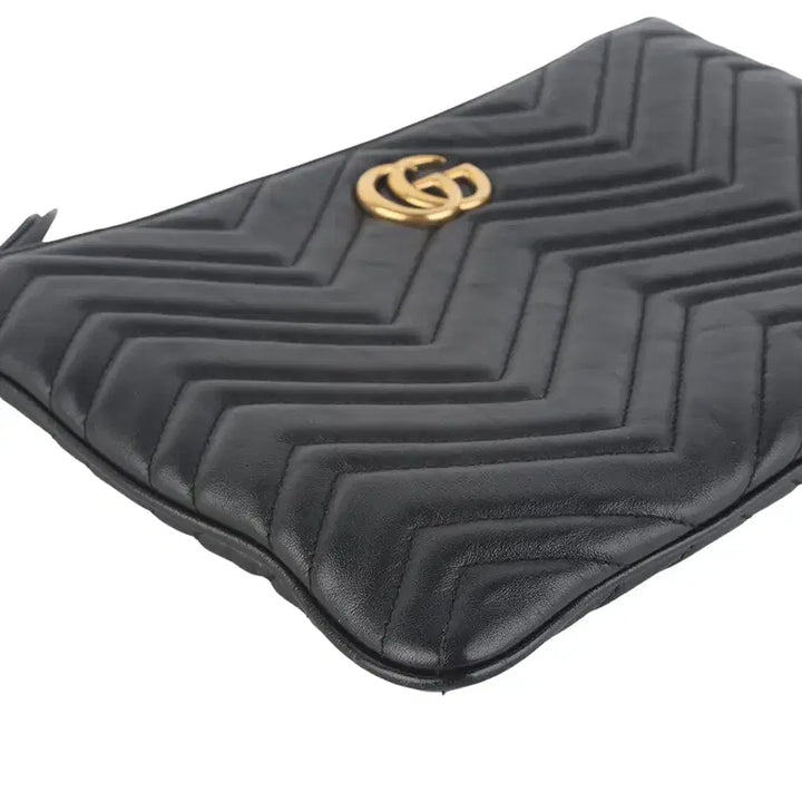 [SOLD OUT] 구찌 525541 GG 마몽 마틀라쎄 쉐브론 퀼팅 클러치백 36671Y