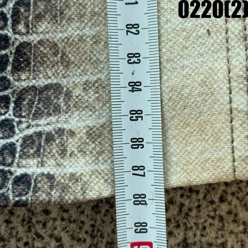 [BUNJANG] SI 뱀피 패턴 Long Coat / 씨 SI 뱀피 패턴 롱 코트 66