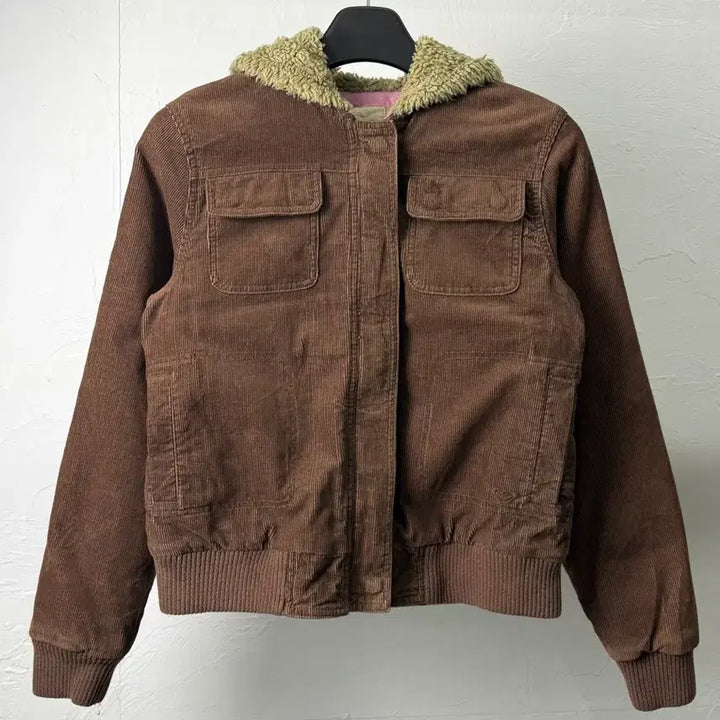 [BUNJANG] Roxy Corduroy Hooded Jacket / Roxy 코듀로이 후드 자켓