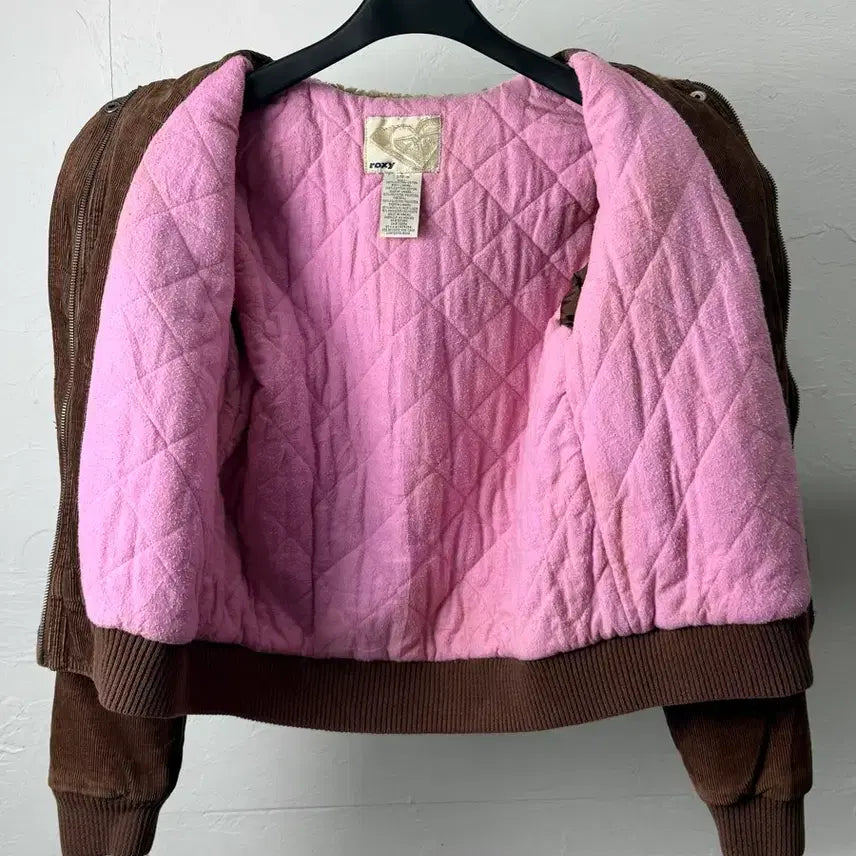 [BUNJANG] Roxy Corduroy Hooded Jacket / Roxy 코듀로이 후드 자켓