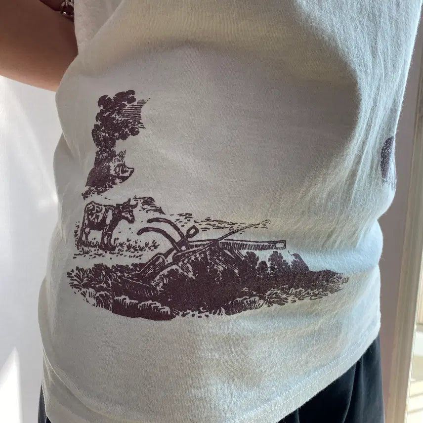 [BUNJANG] Hanes Vintage Graphic T-shirt / [Rare] Hanes 빈티지 그래픽 티셔츠