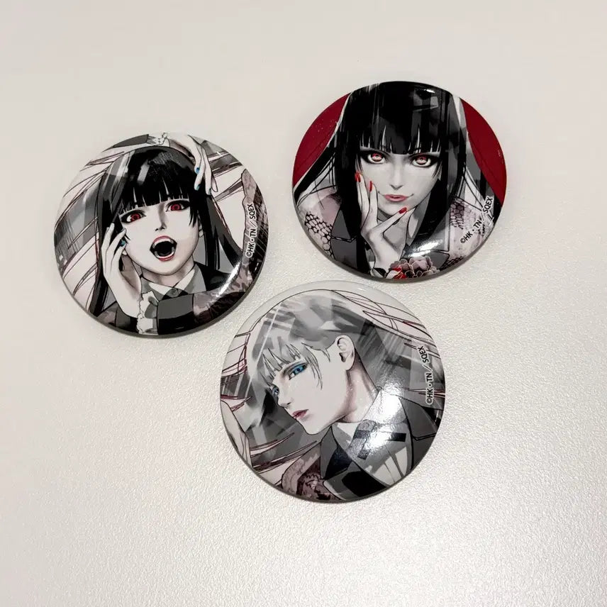 [BUNJANG] Kakegurui Bundle Set Can Badge / (일괄) 카게구루이 캔뱃지