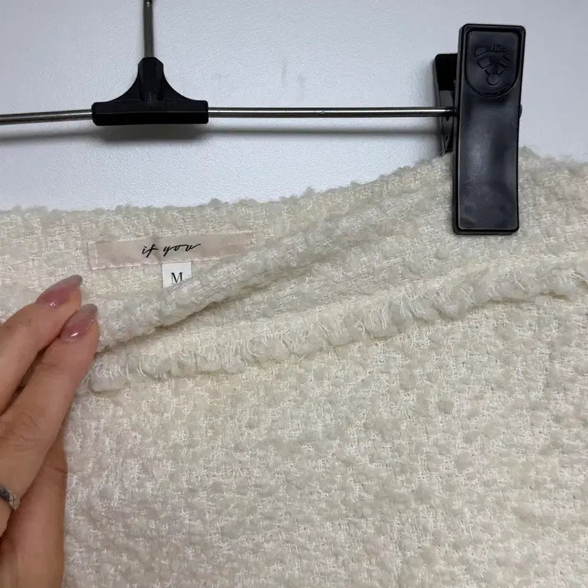 [BUNJANG] Tweed Jacket & Skirt Two-Piece Set / 울30 트위드 자켓 + 스커트 투피스 셋업