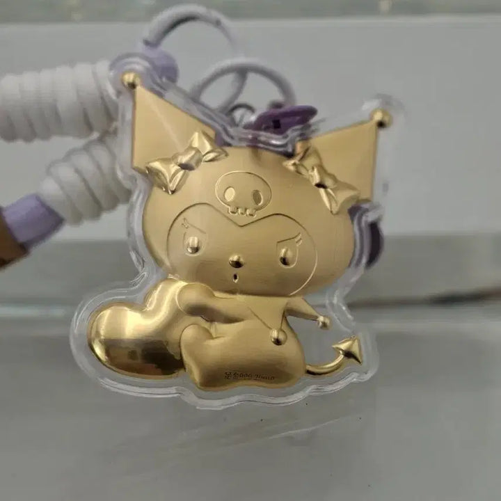 [BUNJANG] Sanrio Kuromi Keyring / 쿠로미 금  키링 스트랩포함 금 20mg