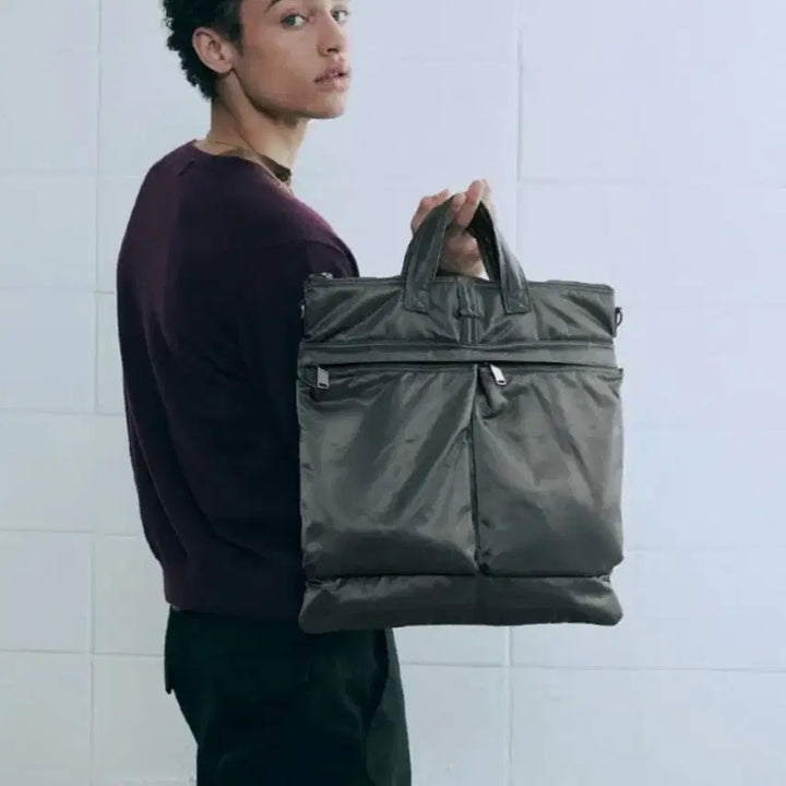 [BUNJANG] Louis Quatorze New Heritage Nylon Tote Bag / 루이까또즈 뉴 헤리티지 나일론 토트백
