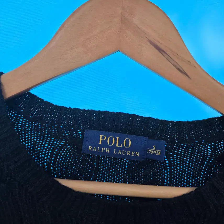 [BUNJANG] Polo Cable Knit Sweater / 폴로 꽈배기 니트