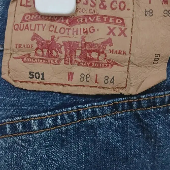 [BUNJANG] Levi's 501 Denim / 리바이스 501 데님 허리34-기장33 W86 L84 일자핏 편한바지