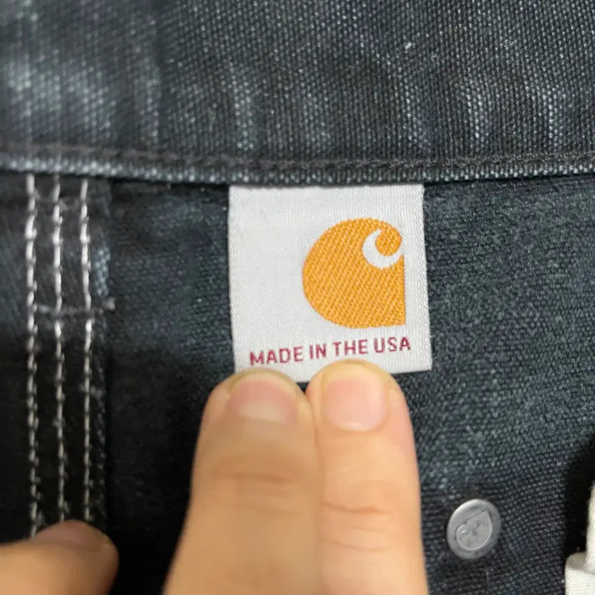 [BUNJANG] Carhartt Double Knee Pants / [36x34] 칼하트 블랙 더블니 10's