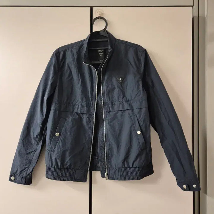 [BUNJANG] Guess Navy Blouson Jacket S / 게스 네이비 블루종 자켓 s