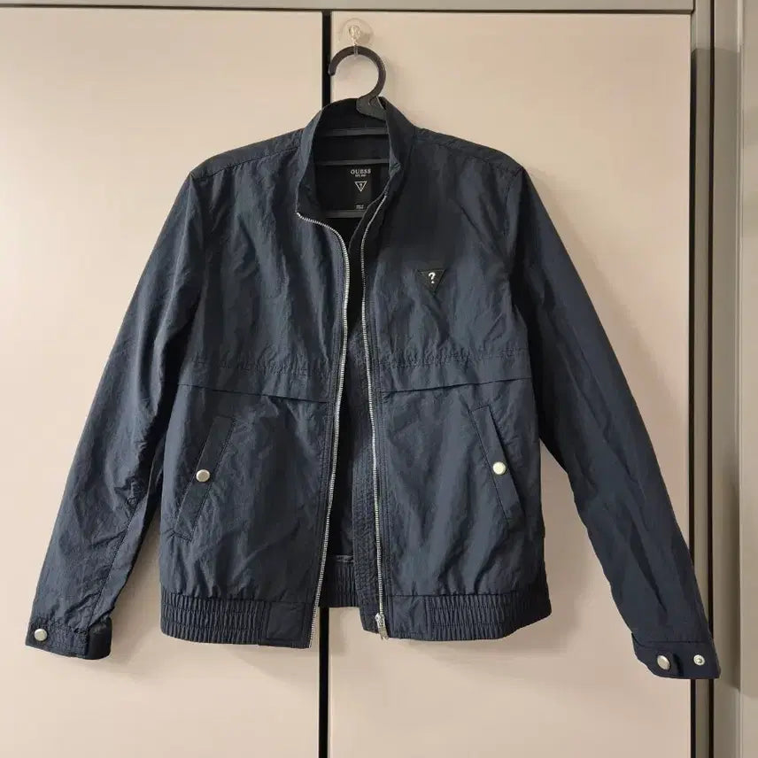 [BUNJANG] Guess Navy Blouson Jacket S / 게스 네이비 블루종 자켓 s