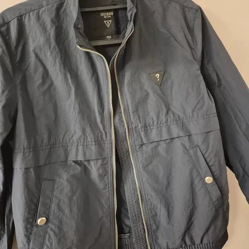 [BUNJANG] Guess Navy Blouson Jacket S / 게스 네이비 블루종 자켓 s
