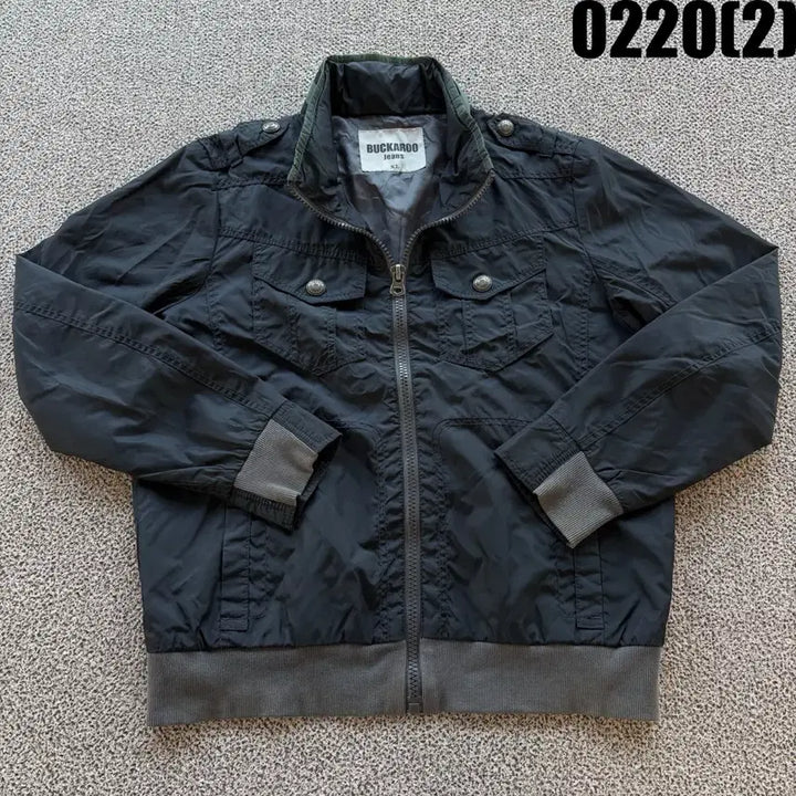 [BUNJANG] BUCKAROO Black Bomber Jacket XL / BUCKAROO 블랙 남성 봄버 자켓 XL