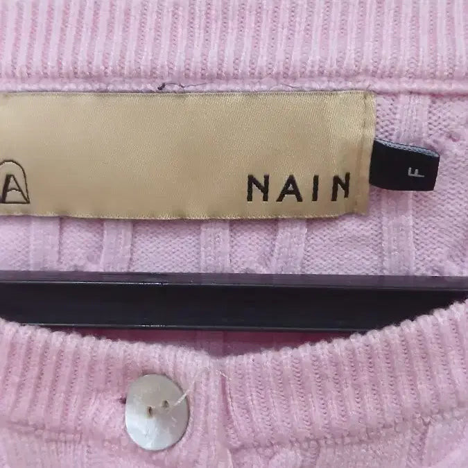 [SOLD OUT] NAIN 나인 핑크 가디건 L사이즈