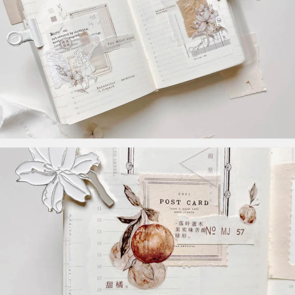 [BUNJANG] Frecklestea Tangerine PET Tape / 주근깨차 frecklestea vol3. 탠저린 귤 꽃마테 PET마테소분