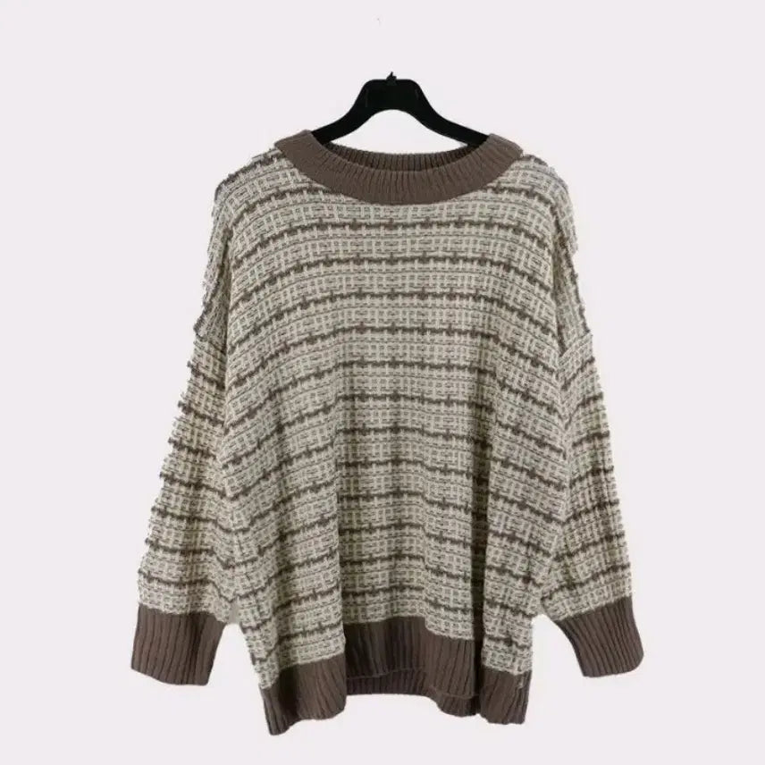 [BUNJANG] Tweed Knit Top / N129 트위드느낌루즈핏니트