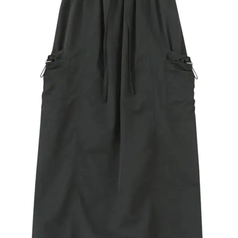 [BUNJANG] ETMON Cargo Midi Skirt Charcoal / 에트몽 ETMON 카고 스커트 차콜