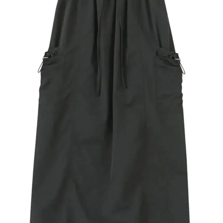 [BUNJANG] ETMON Cargo Midi Skirt Charcoal / 에트몽 ETMON 카고 스커트 차콜