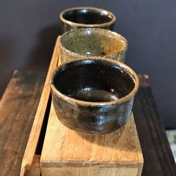 [BUNJANG] Antique Tea Cup Set / 보이 찻잔,다완 3점(2023-388)