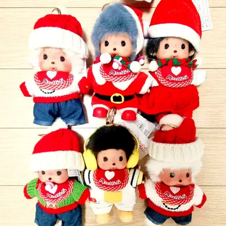 [BUNJANG] Monchhichi Christmas Doll Keychain / 몬치치 크리스마스 인형 키링 팝니다~