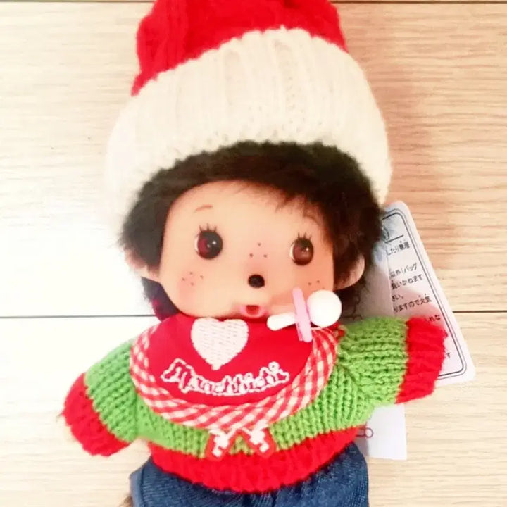 [BUNJANG] Monchhichi Christmas Doll Keychain / 몬치치 크리스마스 인형 키링 팝니다~