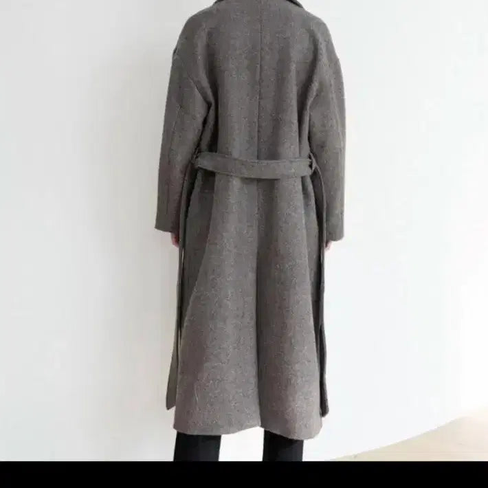 [BUNJANG] 킨더살몬  카르멘 웜그레이 롱 코트 / 킨더살몬  카르멘 웜그레이 롱 코트