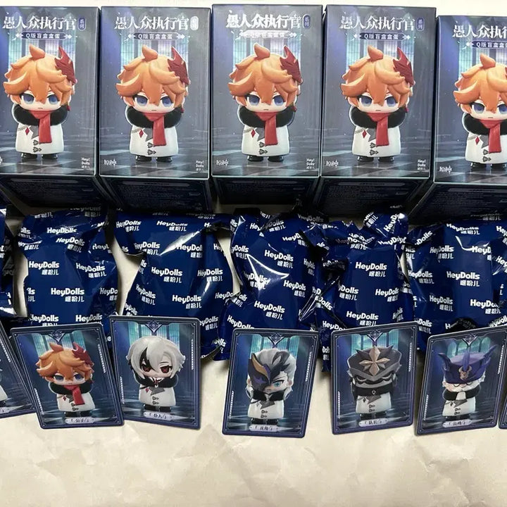 [BUNJANG] Genshin Impact Fatui Q Version Figure Bundle Set / 원신 우인단 Q판 피규어 7종 일괄판매