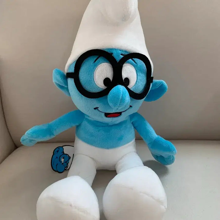 [BUNJANG] Smurfs Hefty Smurf Plush Doll / 스머프 똘똘이 봉제인형