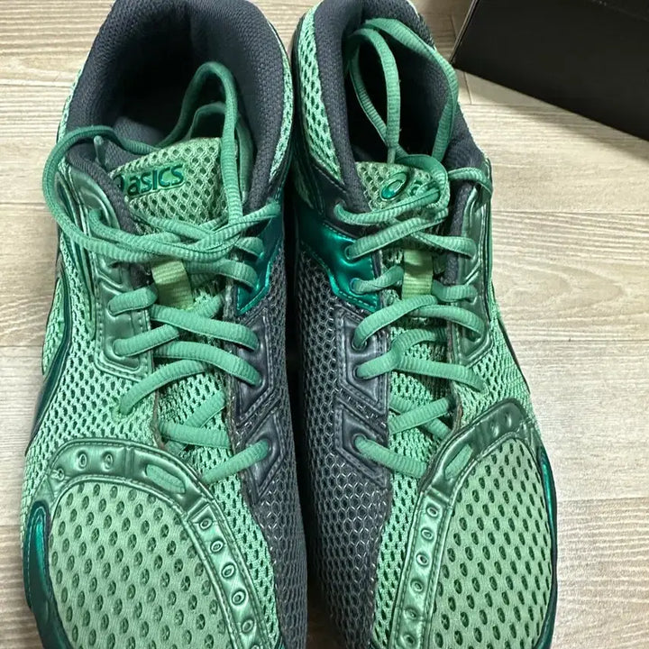 [BUNJANG] Asics Kiko Gel-Sokat Forest Green Sneakers / [285]아식스 키코 젤 소캣 포레스트 그린