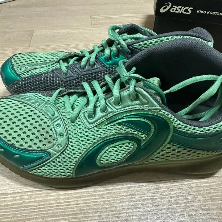 [BUNJANG] Asics Kiko Gel-Sokat Forest Green Sneakers / [285]아식스 키코 젤 소캣 포레스트 그린