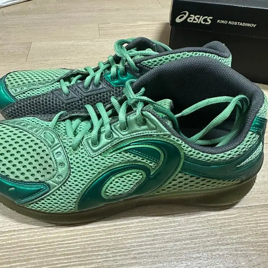 [BUNJANG] Asics Kiko Gel-Sokat Forest Green Sneakers / [285]아식스 키코 젤 소캣 포레스트 그린