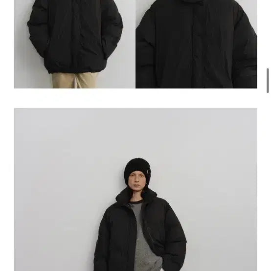 [BUNJANG] YURAGO Wellon Padded Jacket Black / 유라고 웰론 패딩 점퍼 블랙