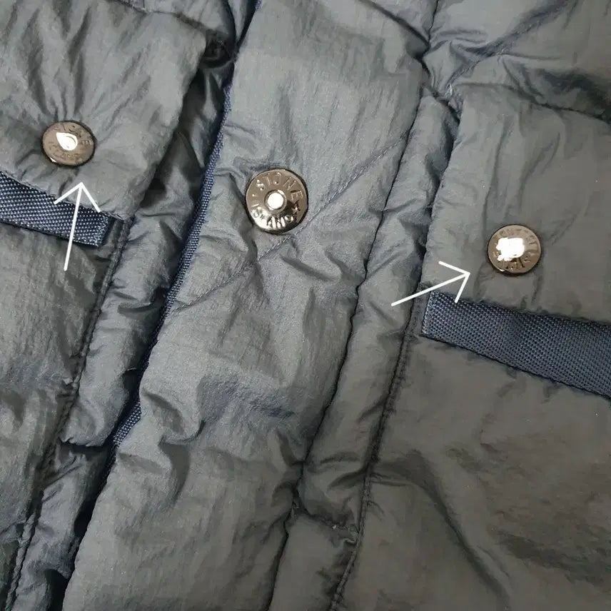 [BUNJANG] Stone Island Duck Down Navy Hooded Padded Jumper / No.26022012 스톤아일랜드 덕다운 네이비 후드 패딩 점퍼