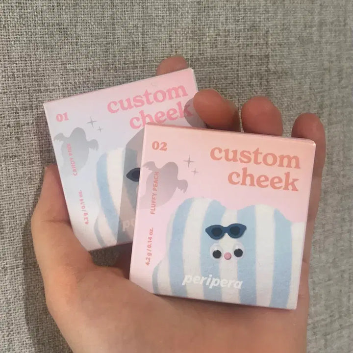 [BUNJANG] Peripera Custom Cheek 01 & 02 Blush Set / 페리페라 커스텀 치크 01&02