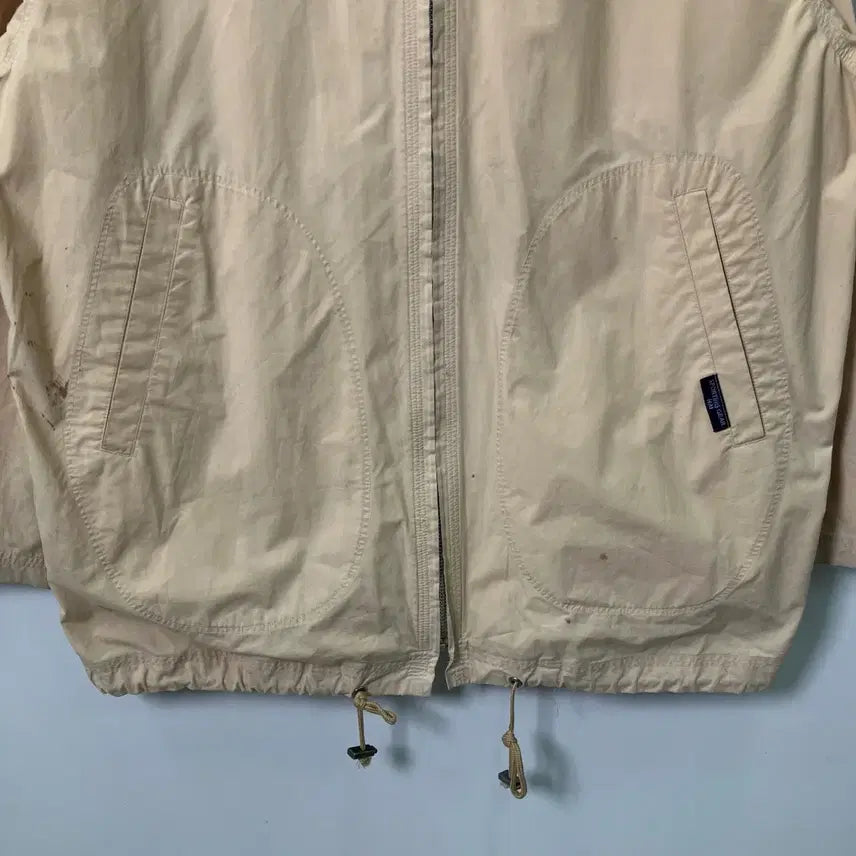 [BUNJANG] Issey Miyake High Sporting Gear Beige Windbreaker / 이세이미야케 하이 스포르팅 기어 베이지 윈드브레이커