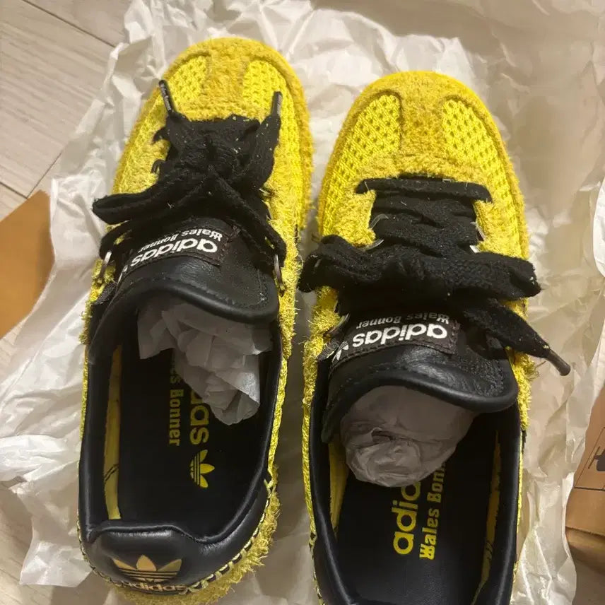 [BUNJANG] Adidas Wales Bonner Yellow Sneakers / 아디다스 웨일스 보너 옐로우 스니커즈 220(택포)