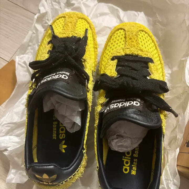 [BUNJANG] Adidas Wales Bonner Yellow Sneakers / 아디다스 웨일스 보너 옐로우 스니커즈 220(택포)