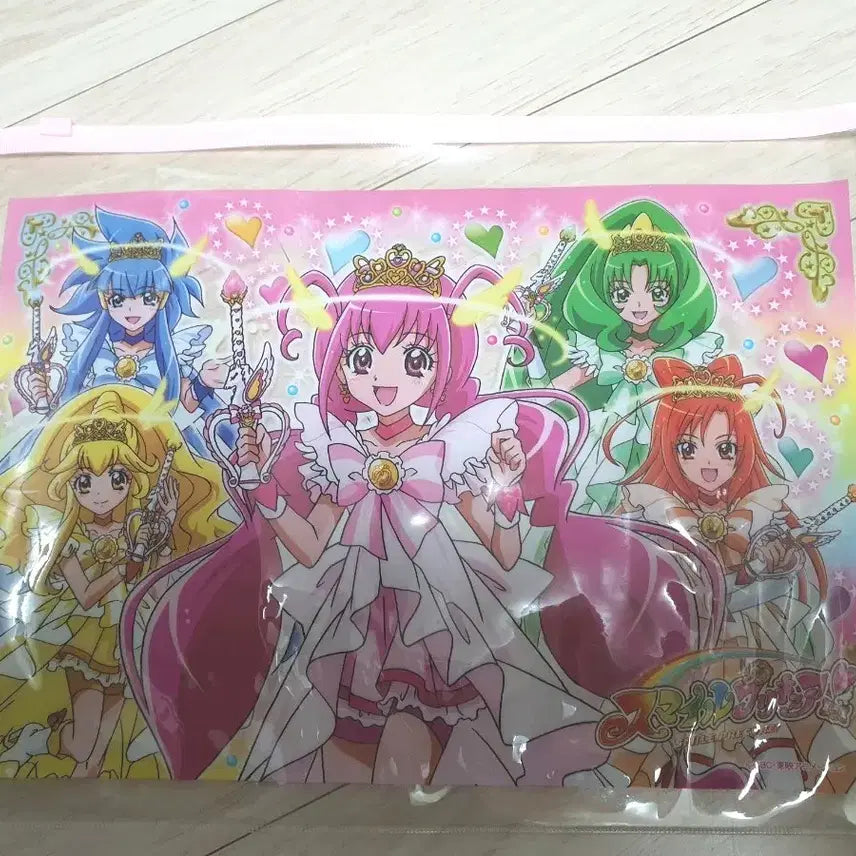 [BUNJANG] Smile PreCure! File Case Pouch / 고전 스마일프리큐어 파일 케이스 파우치