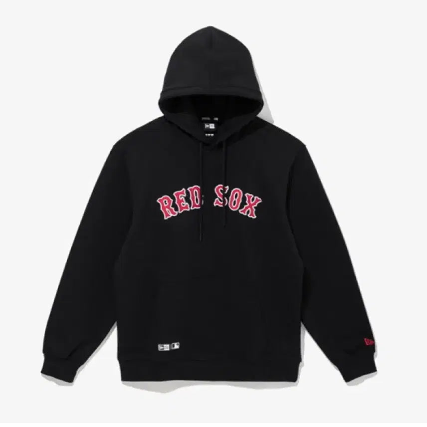 [BUNJANG] MLB Boston Red Sox Script Hoodie / 뉴에라 MLB 보스턴 레드삭스 스크립트 후드티 블랙 구해요