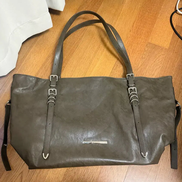 [BUNJANG] Trimming Bird Multi Belted Strap Shopper Bag / 트리밍버드 멀티 벨티드 스트랩 쇼퍼백 브라운 가방