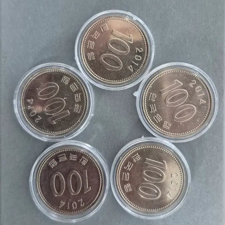 [BUNJANG] 2014 Commemorative Coin Set / 2014년 100주화  10개 39.000