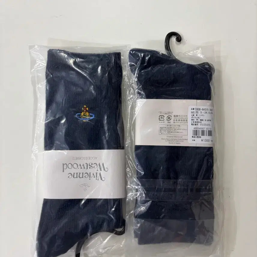 [BUNJANG] Vivienne Westwood Jang Gyul Navy Socks / 비비안 웨스트 우드 장목양말 네이비