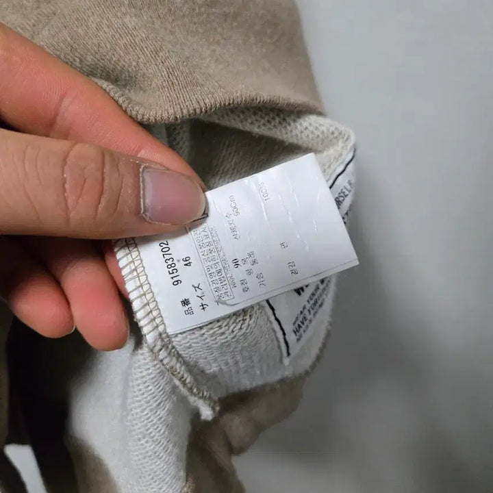 [BUNJANG] Maison Mihara Yasuhiro Cotton Turtleneck Sweatshirt / 메종미하라야스히로 코튼 터틀넥 맨투맨 / 남성 맨투맨 / 남자 맨투맨