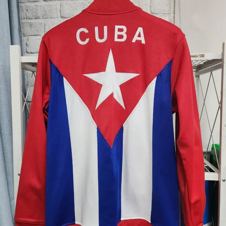 [BUNJANG] Adidas Cuba Track Top Red Jersey Jacket / 아디다스 쿠바 트랙탑 105 레드 져지 자켓 MM42