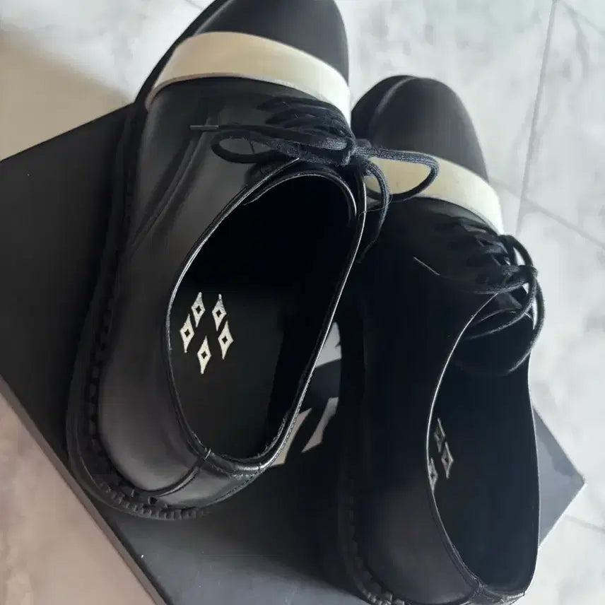 [BUNJANG] David Stone DVS Strap Derby Shoes (Black) / 데이비드 스톤 DVS STRAP DERBY SHOES 블랙 (상태좋음)