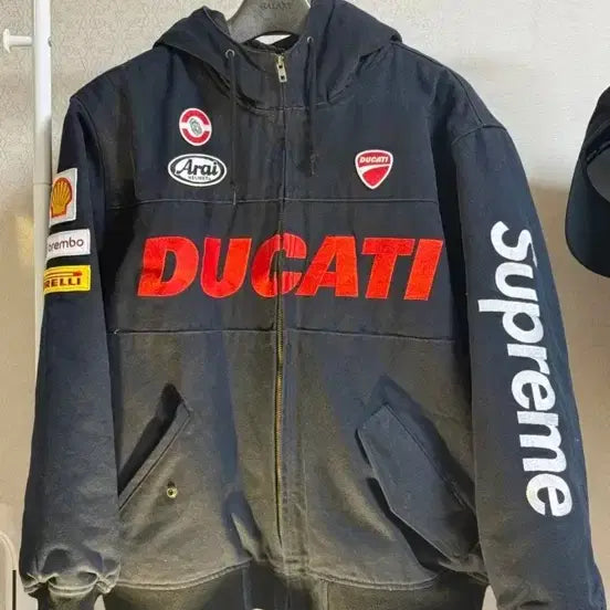 [BUNJANG] Supreme Ducati Racing Jacket / 슈프림 두카티 후드레이싱 자켓