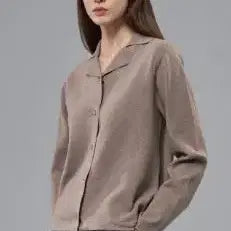 [SOLD OUT] 브리엘 여성 24년 브라운 카라 가디건 66