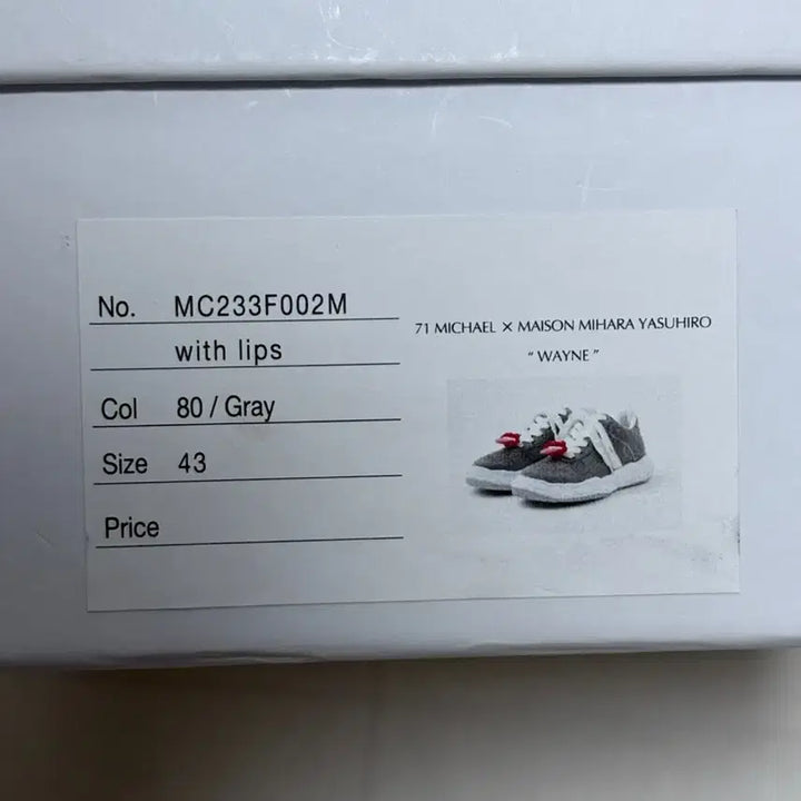 [BUNJANG] Mihara Yasuhiro x 71 Michael Wayne Sneakers EU43 / 미하라 야스히로 x 71마이클 웨인 스니커즈 EU43사이즈 판매