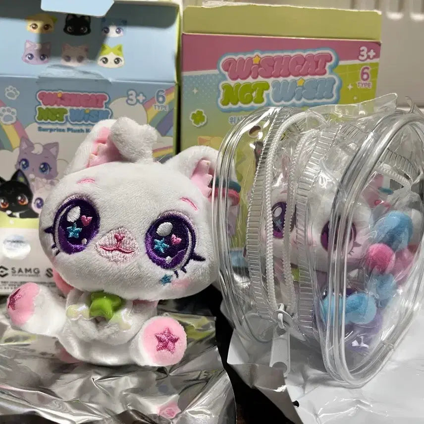 [BUNJANG] NCT WISH Sakuya Wish Cat Figure Bundle Set / NCT WISH 엔시티위시 위시캣 사쿠야 뽀실냥 키링 피규어 일괄