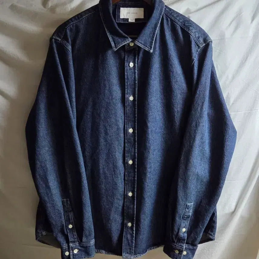 [BUNJANG] ZARA Origins Indigo Denim Shirt XL / ZARA 자라 오리진스 인디고 데님 셔츠 XL